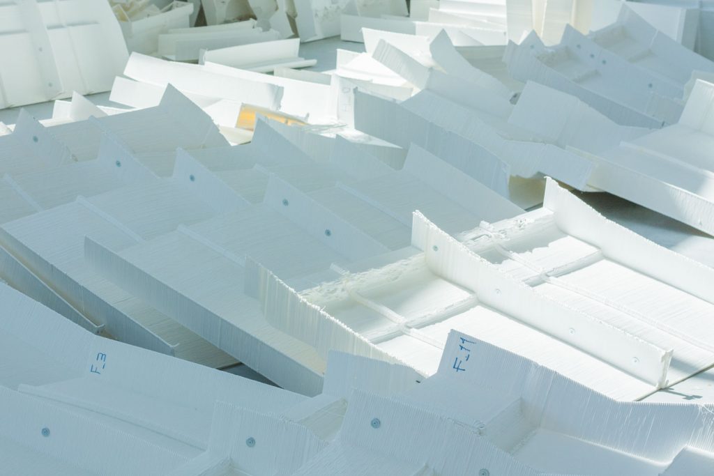 223 3D打印的风景样品，用于为FRA Diavolo制作建筑立面。通过黄怀特的照片