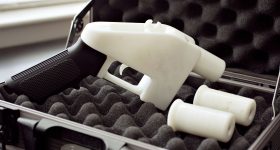 The Plastic Liberator handgun. Photo via Defense Distributed