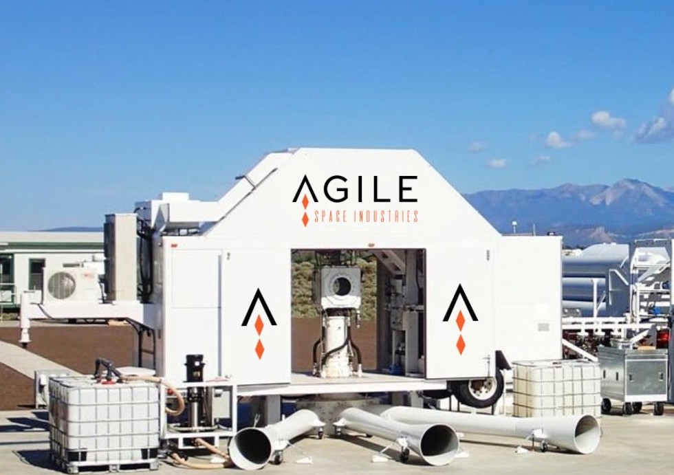 An Agile Space Industries launch site facility.