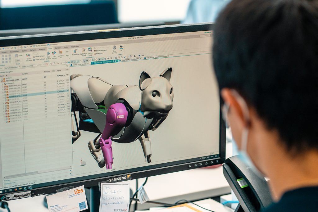 Dyana机器猫的工程3D模型。