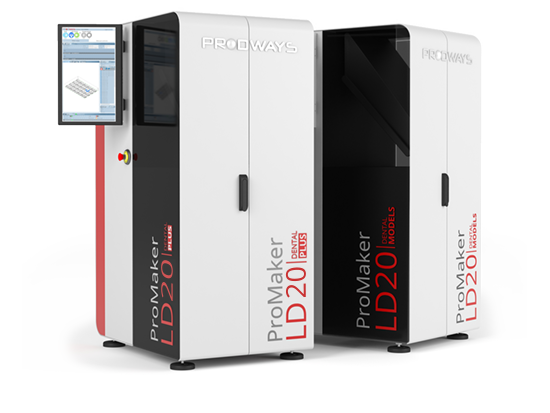 Prodways'Promaker LD20 3D打印机。