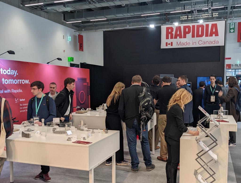 Rapidia的摊位在Formnext 2022.通过Rapidia的照片。