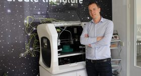 Sander Adam, CEO of Leapfrog 3D Printers