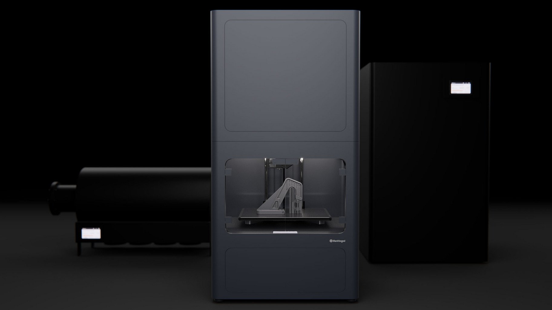 Markforged的Metal X 3D打印机。通过Markforged照片
