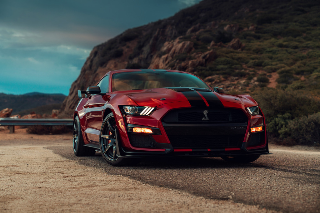 The 2020 Mustang Shelby GT500 released in fall 2019. Photo via Ford.