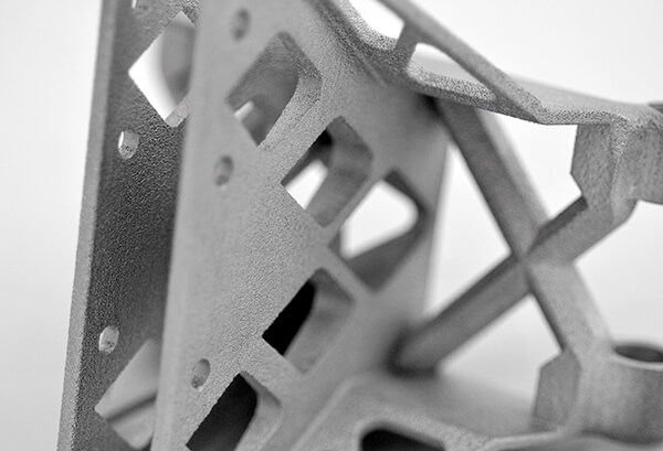 A 3D printed metal component inspected by the PrintRite3D platform. Photo via Sigma Labs.