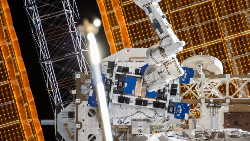 Nano Dimension's First Ever AME RF communications circuit has been sent to the ISS. Photo via Nano Dimension.