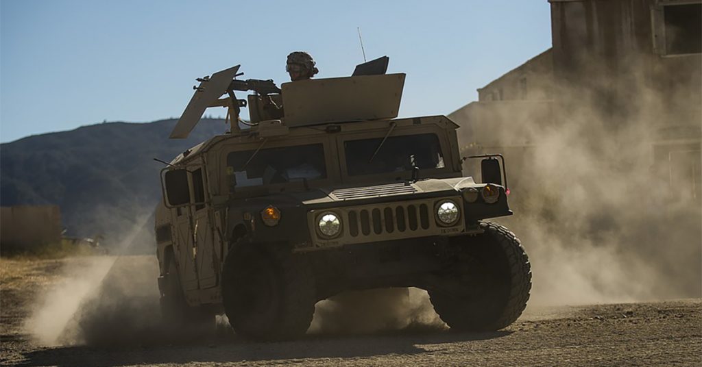 A U.S. Army Humvee. Photo via U.S. Army.
