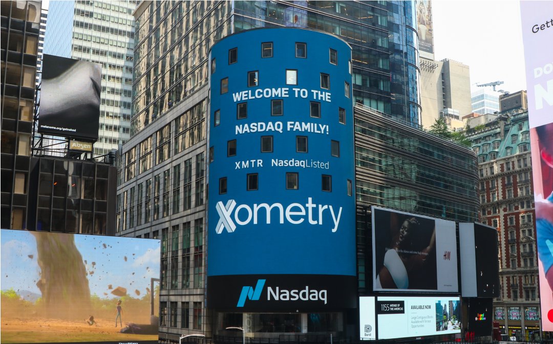 纳斯达克的一条消息欢迎Xemetry到其证券交易所。