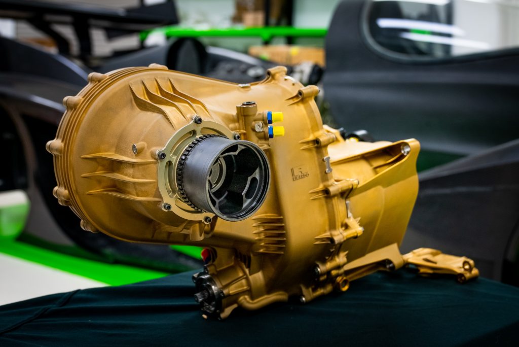 罗丹汽车的3D打印变速箱。