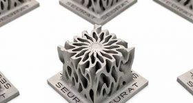 Seurat Technoloties金属3D印刷零件。