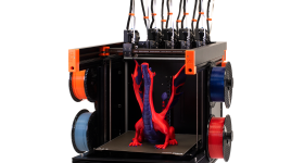 Prusa XL 3D打印机，带有五个打印机。通过Prusa的照片。