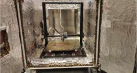 挪威再保险searchers' $1,700 high-temperature FFF 3D printing upgraded fitted to a Creality 3D printer. Photo via the HardwareX journal.