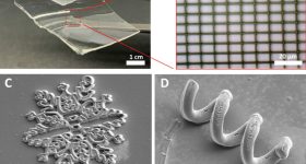 这researchers initial 3D printed microstructures. Image via the University of Houston.