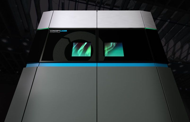 GE的Atlas 3D打印机是迄今为止最大的LPBF系统。图片通过GE。