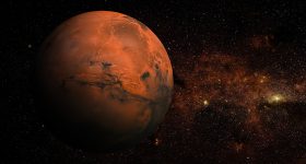 火星星球。通过WSU图像。